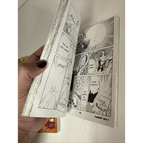 Sailor Moon Super S Pocket Mixx Tokyopop English Manga Volume Set Lot 2 3 1999 - Picture 8 of 12